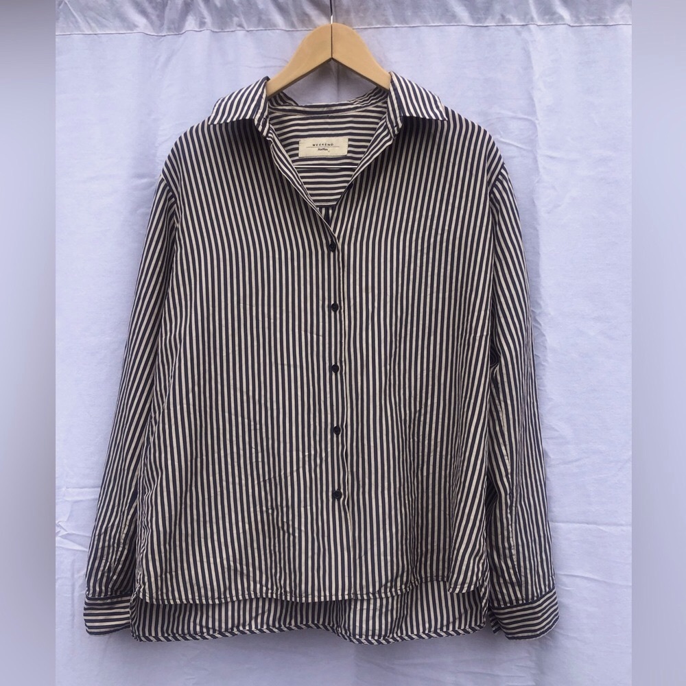 Weekend MaxMara striped blouse button up